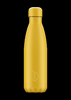 Chilly's Bottles Matte All Burnt Yellow 500 ml Termoflaske